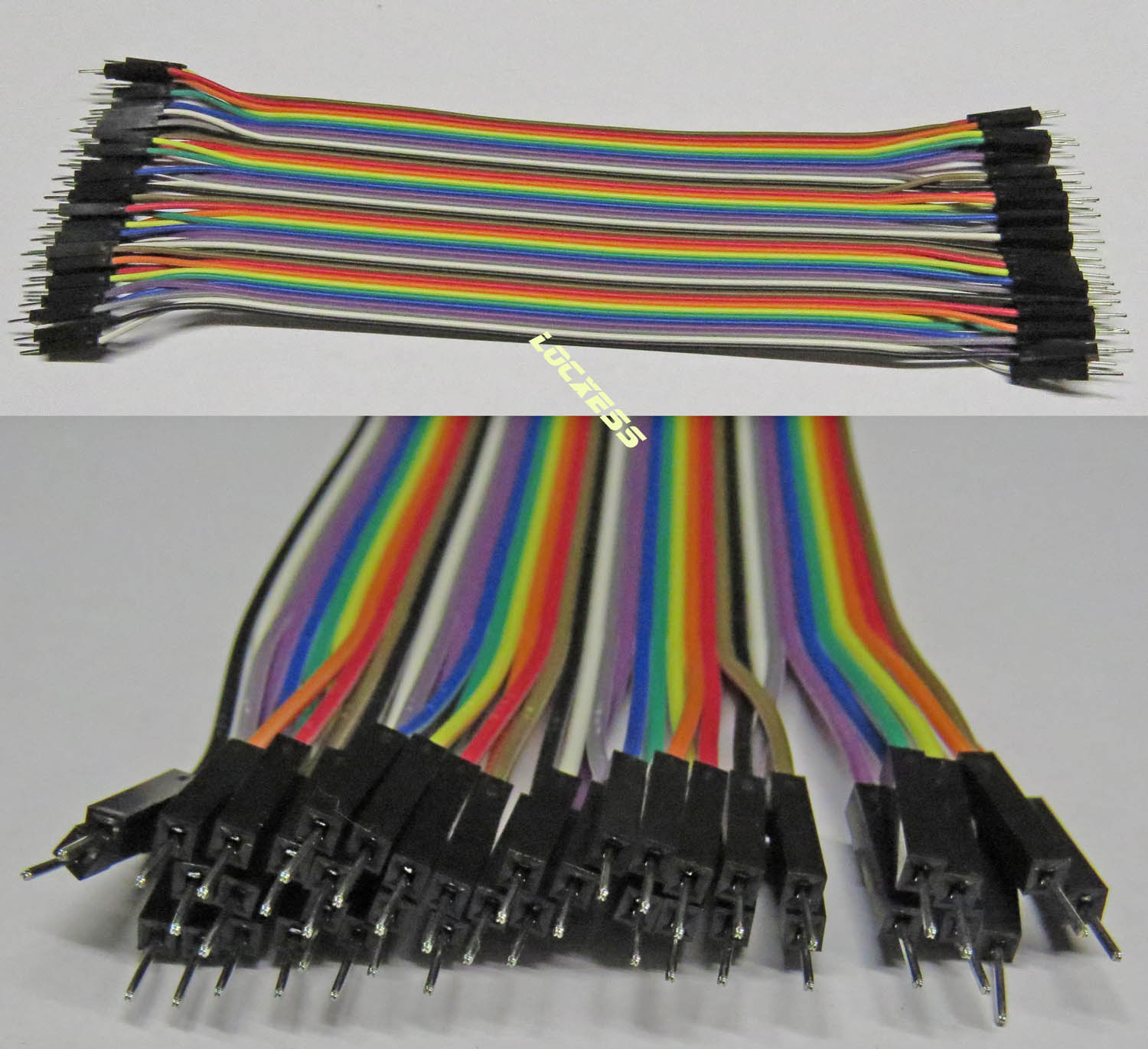 75 x Flexibel Jumper Wire Kabel Dupont Steckbrücken Drahtbrücken für Breadboard 